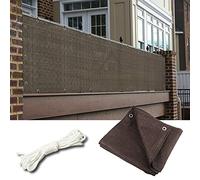 Recinzione antivento durevole per balcone, rete occlusiva, design con fori in metallo, 51 opzioni di dimensioni per la massima protezione della privacy all'aperto