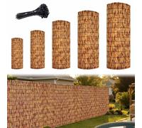 Recinzione Arelle Canniccio Bamboo Esterno 100x400 150x300 150x200 150x500 Cm Privacy Balcone Decorazioni Giardino Canne Bambu For Copertura Gazebo Rete Ombreggiante(Carbonized,140x400cm)