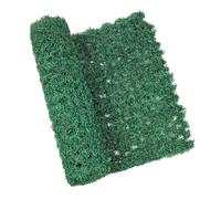 Recinzione artificiale per la privacy, edera verde, recinzione per la privacy, 0,5 x 2 m, siepe artificiale, edera, decorazione per cortile, patio, giardino all'aperto