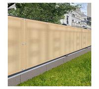 Recinzione beige 1,2 m x 16 m, HDPE, copertura ombreggiante resistente ai raggi UV, anti-invecchiamento, include occhielli e fascette per il cortile, uso esterno, paddock parete.
