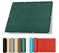 Recinzione Copertura per Balcone 150 x 500 cm Protezione Solare in Antistrappo Protezione per La Privacy con Fune e Occhiellato per Serre Carport Cortili, Verde