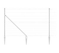 Recinzione da Campo vidaXL 1.5x25 m Acciaio GalvanizzatoRecinzione metallica resistente