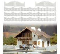 Recinzione Da Giardino 100 Cm Con 4 Cancelli Doppio HO/OO Gauge Busch 6009