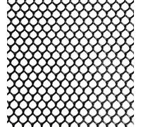 Recinzione da giardino esagonale nera in plastica, per conigli, pollame e pollo, per protezione da giardino e balcone (dimensioni: 1 x 30 m)