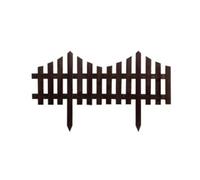 Recinzione da giardino in legno massello | Dimensioni multiple multicolori: aiuole da giardino, prati, cortili, percorsi(Black,100x60x90cm)