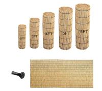 Recinzione da giardino, pannello decorativo per la privacy, per esterni, per terrazze, balconi e giardini, 1,53 x 30 m, migliora lo spazio esterno con una protezione elegante