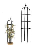 Recinzione da giardino per piante rampicanti, piante da giardino obelisco tralicci, 120 cm 61 cm 75 cm 90 cm H Supporto per piante a torre in ghisa, fiore vite per interni ed esterni (25 cm Diax35,5