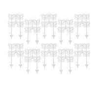 Recinzione da giardino - Recinzione con cordoli da giardino motivo farfalle decorative | 10 pezzi pannelli recinto animale decorazione esterna per paesaggio posteriore cortile verde e