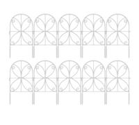 Recinzione Da Giardino - Recinzione Della Barriera Animale | 10 Pezzi Protezione Del Letto Di Fiori Decorativi, Bordatura Paesaggio In Servizio, Forniture Esterne Resistente Alle Intemperie Portab