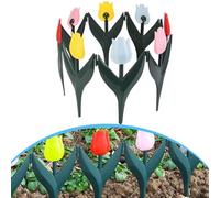 Recinzione da giardino, recinzione esterna in plastica per orti, casa e cortile, perfetta per ville e giardini, recinzione versatile per cortile, confezione da 20