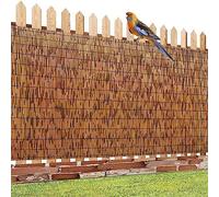 Recinzione decorativa personalizzabile multi-dimensione, per giardino e balcone, soluzione per recinzioni interne/esterne (130 cm x 700 cm)