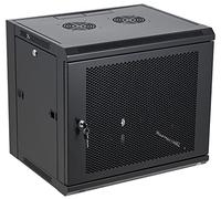 Recinzione del Governo dello scaffale della rete del supporto della parete 9U, porta ventilata, 150LB, serie Tedgetal SE