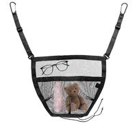 Recinzione della rete per cani per auto organizzatore per auto tra i sedili | Rete per seggiolino auto e rete per sedile | Borsa per rete isolante per animali domestici, fila posteriore