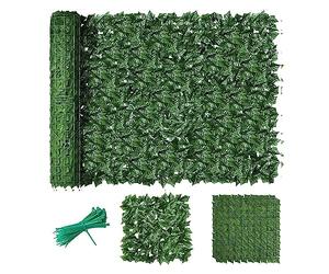 Recinzione di edera Artificiale 2m x 4m Decorazione per Balcone e Giardino Copertura murale per Esterni Terrazza Privacy Soluzione Verde per un'estetica migliorata