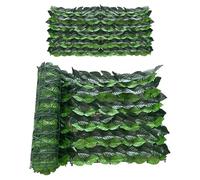 Recinzione Di Privacy In Artificiale - La Screening Di Siepe Di Foglie Di Può Essere Tagliata, Recinzione Del Balcone Artificiale | Recinzione Del Giardino In Rattan Per Festa Di Nozze