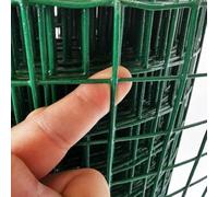 Recinzione di protezione per siepi in vinile verde, 1,2 x 18 m, 2 mm, rete a maglia per pollame giardino e protezione del bestiame, soluzione durevole per recinzione da giardino