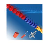 Recinzione di sicurezza for piscina, linea di demarcazione for attrezzature da piscina, linea di demarcazione con boa, facile da installare, adatta for parchi acquatici sulla spiaggia(Nylon Rope,12 me