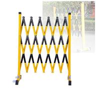 Recinzione di Sicurezza Regolabile - Cancello a Forbice Retrattile da 8 Metri per Strade, Garage e Passi carrai - Recinzione Portatile H120CM per Una Maggiore Sicurezza.