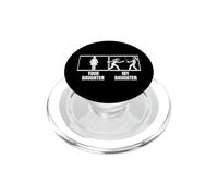 Recinzione divertente per figlia e fratello PopSockets PopGrip per MagSafe