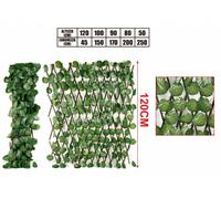 Recinzione Estensibile con Foglie Artificiali Di Begonia 120X45cm