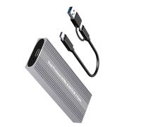 Recinzione esterna del disco solido con doppio protocolli Toolless Design Custodia in alluminio USB C 3.2 Alluminio NVMe Solid Disk Enclosure