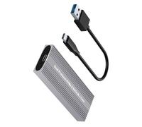 Recinzione esterna del disco solido con doppio protocolli Toolless Design Custodia in alluminio USB C 3.2 Alluminio NVMe Solid Disk Enclosure