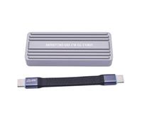 Recinzione esterna di alluminio del disco solido due protocolli USB C 3.2 Gen2x2 20Gbps 4TB grande archiviazione per l'accesso rapido ai file