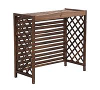 Recinzione esterna in legno massello, copertura per pompa di calore, contenitore per bidone della spazzatura, divisorio spaziale, griglie protettive durevoli per uso esterno