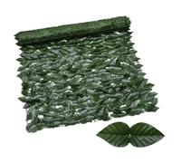 Recinzione finta per la privacy, espandibile, per esterni, siepe in plastica verde, pannelli di vite, per cancelli, giardino, cortile, balcone (157,5 x 100,1 cm) VGy483 (A, 50 x 50 x 0,5 cm)