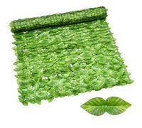 Recinzione finta per la privacy, espandibile, per esterni, siepe verde, in plastica verde, pannelli di vite, copertura per cancelli, giardino, cortile, balcone (157,5 x 100,1 cm) VGy483 (C, 50 x 50 x