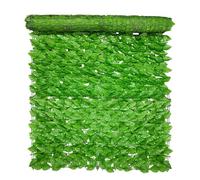 Recinzione finta per la privacy, espandibile, per esterni, siepe verde, in plastica verde, pannelli di vite, copertura per cancelli, giardino, cortile, balcone (157,5 x 100,1 cm) VGy483 (E, 50 x 50 x