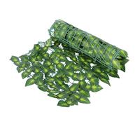 Recinzione Foglie Artificiali Verde in Plastica, per Aree Esterne e Balconi | Rete Decorativa, e Anti-sbiadimento, Facile da Usare, Effetto Siepe Sintetica per Esterni