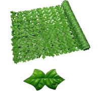 Recinzione for foglie edera, schermo for la privacy, balcone, da giardino, siepe artificiale, decorazione esterna, aneto verde chiaro(A,50x100cm)