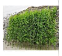 Recinzione in bambù artificiale, altezza 1,8 m, albero di bambù finto per uso interno/esterno, divisorio da giardino, 80 foglie lussureggianti, decorazione per piante in seta, perfetta per