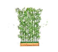 Recinzione in bambù artificiale, per esterni, balcone, patio, giardino, cortile, altezza da 1,2 m a 1,8 m, divisorio (asta da 50 cm x 1 m)