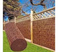 Recinzione in bambù per la privacy esterna, 3 x 6 m, per balcone, patio e giardino, recinzione in bambù durevole per schermatura del cortile e decorazione della casa