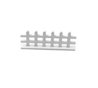 Recinzione in legno da 10 pezzi Per Giardini Fatto A Mano | Mini recinto for scena in miniatura modello decorazione micro paesaggio(White)