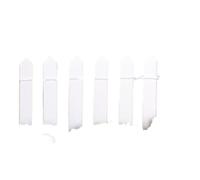 Recinzione in legno da 3 pezzi Per Giardini Fatto A Mano | Recinto esteso mini piccolo recinto micro paesaggio piccolo ornamento recinto(White)