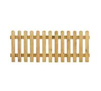 Recinzione in Legno da Esterno 180x70 cm - Modello Diritto Ermes - Trattata in Autoclave - Premontata - Colore Naturale - Recinto Giardino in Legno di Conifera - Made in Italy