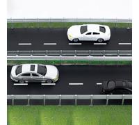 Recinzione in stile industriale per ferrovie modello in scala HO che supportano la modellazione realistica delle infrastrutture e la rappresentazione dei confini di sicurezza nei layout (3 set di