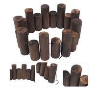 Recinzione Legno Carbonizzato Piccolo Recinto Per Giardino Confine Da Cantiere