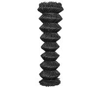 Recinzione metallica 25 x 1,5 m - Recinzione in acciaio grigio per giardino, animali domestici e barriere | Robusta, resistente alle intemperie