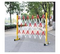 Recinzione mobile della costruzione della barriera di sicurezza espandibile con le ruote Barricata di sicurezza industriale per i cantieri di lavoro Controllo della folla portatile per progetti di