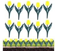 Recinzione Per Aiuole | 10 Pezzi Bordatura Decorativa Per Giardino | Per Proteggere Piante Piscina Animali Domestici Cortile Orto