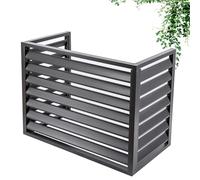 Recinzione per condizionatore Mini Split Air Conditioner Fence 3 Panel, Hide Air Conditioner Fence(Grey,110X60X80CM)