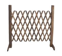 Recinzione per cortile retrattile - Reticolo per la privacy marrone, protezione per piante pieghevole, schermo esterno regolabile, pannello di delimitazione estensibile | Recinzione da giardino retrat