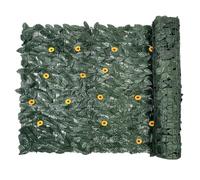 Recinzione per la privacy delle foglie, pannello decorativo per balcone, verde finto, traspirante, design antiruggine, portatile, compatto, ideale per patio, giardino, appartamento, cortile, uso