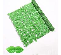 Recinzione per la privacy di edera artificiale, pannelli di recinzione in plastica verde con foglie artificiali, siepe, recinzione privacy rotolo parete paesaggistica per esterni e giardino