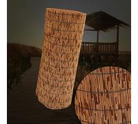 Recinzione per la privacy in bambù naturale per balcone, giardino, piscina, patio, pannelli di recinzione temporanea ecologica, tende da esterno in rotolo di paglia, migliora lo spazio esterno