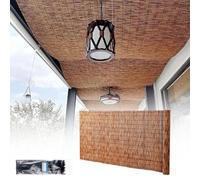 Recinzione per la privacy in bambù, per giardino, patio, cortile, diverse dimensioni (50 x 100 cm, 60 x 300 cm, 80 x 500 cm, 100 x 1000 cm, 130 x 800 cm), ideale per separazione ed estetica esterna